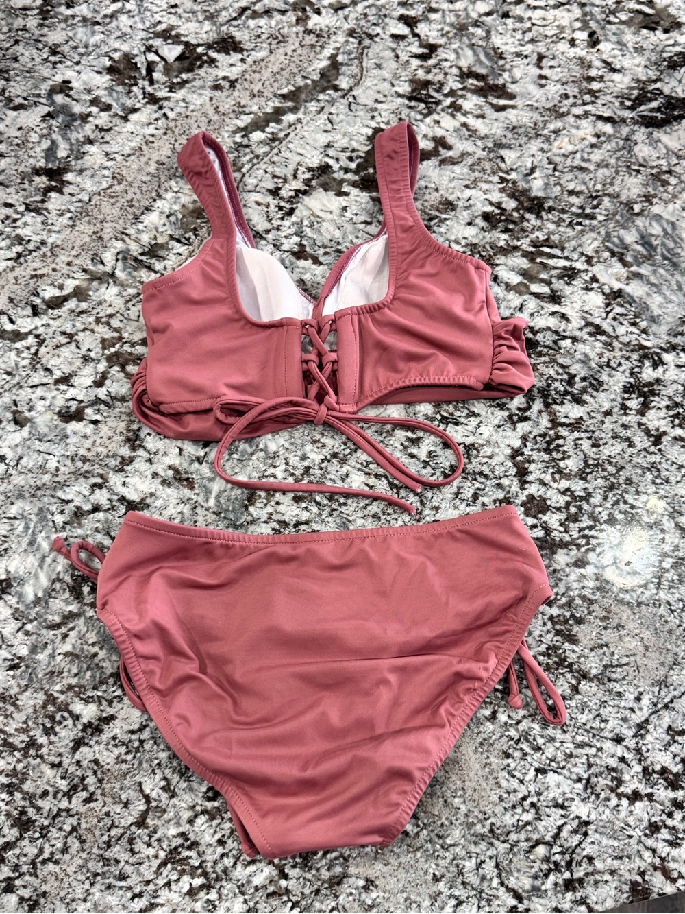 Venus Rose Mauve Two-Piece Bikini Set - Picture 5 of 12